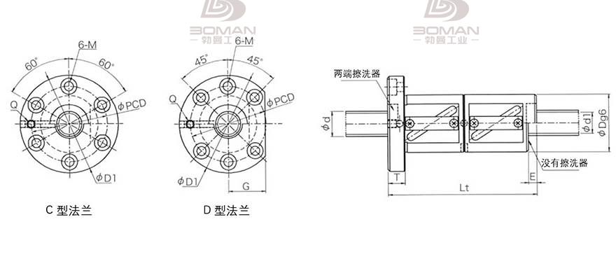 KURODA GR6320DD-DAPR 日本黑田精工丝杠钢珠安装方法